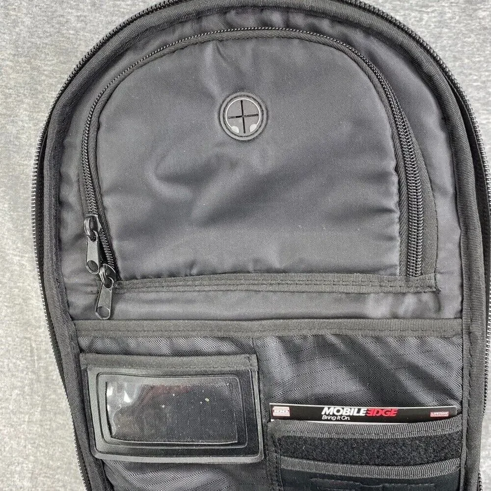 Mobile Edge Backpack Black Padded Bring It On Laptop Book Bag Computer Pockets